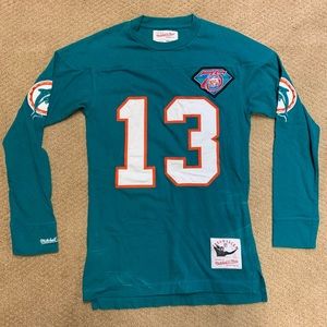 Mitchell and Ness Dan Marino Long Sleeve Shirt